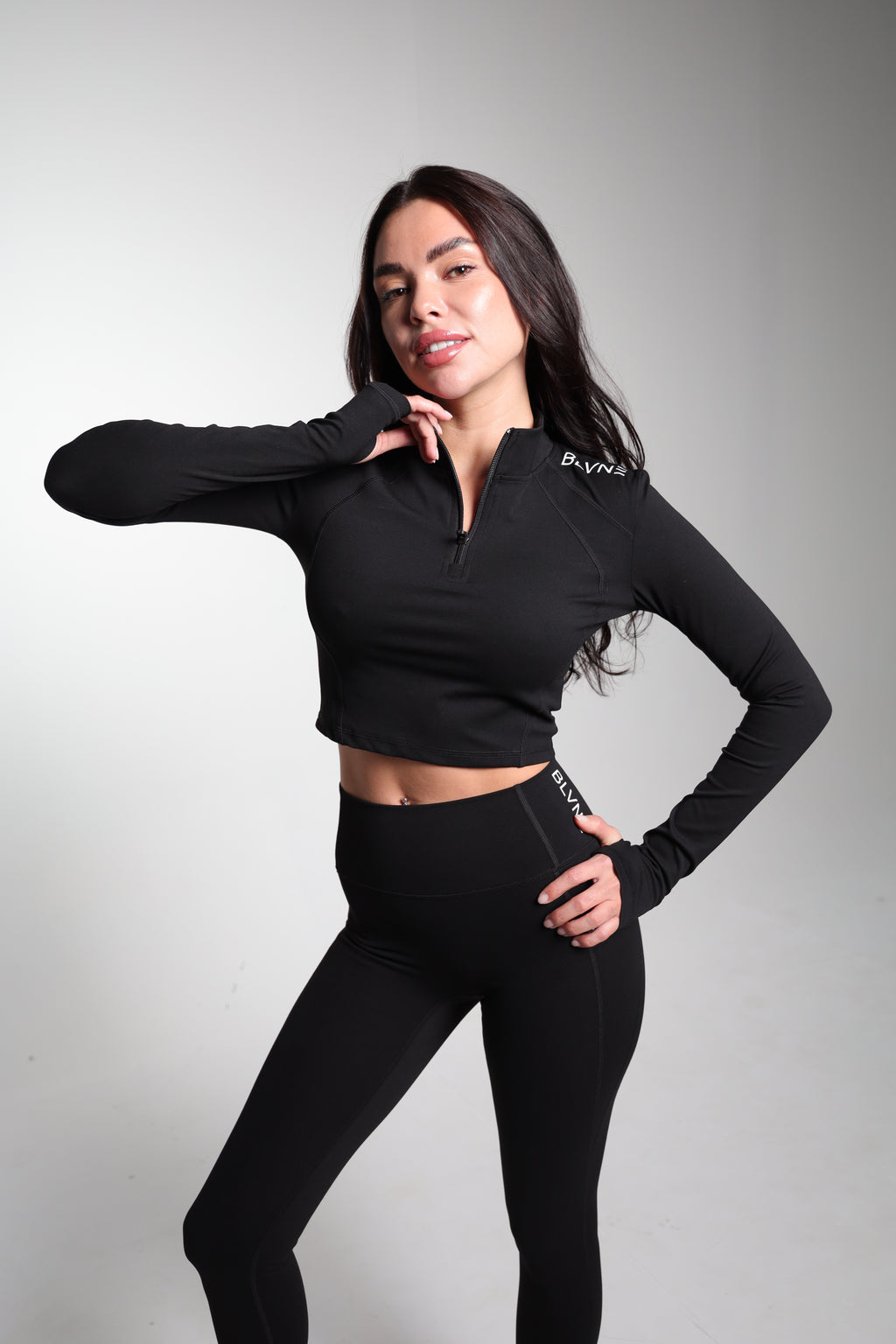 BLVNE FlareMotion Yoga Set – Black