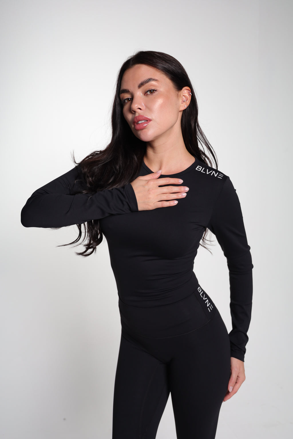 BLVNE SleekCore Full-Body Suit – Black
