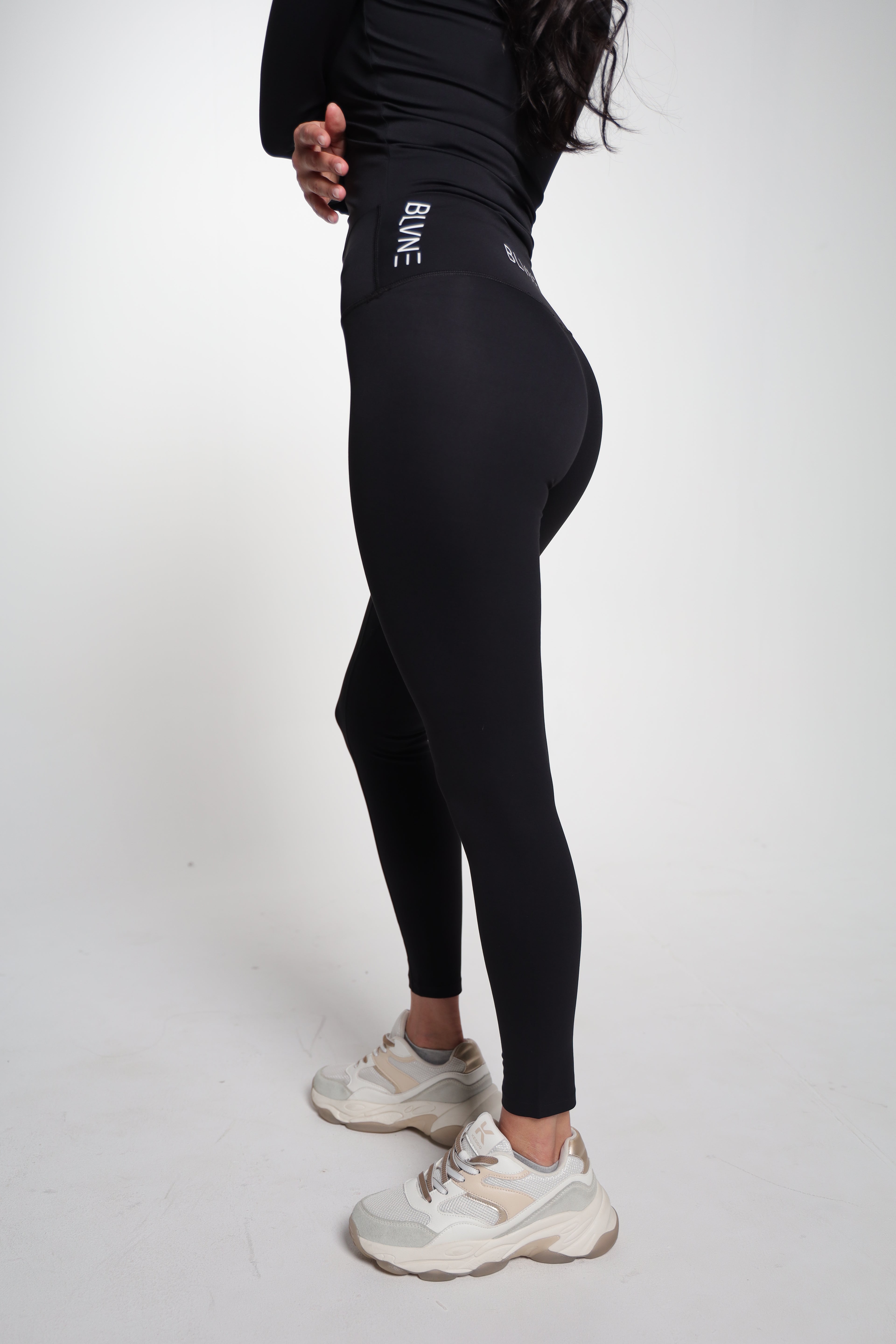 BLVNE SleekCore Full-Body Suit – Black