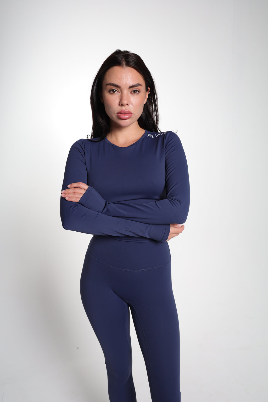 BLVNE SleekCore Full-Body Suit – Navy