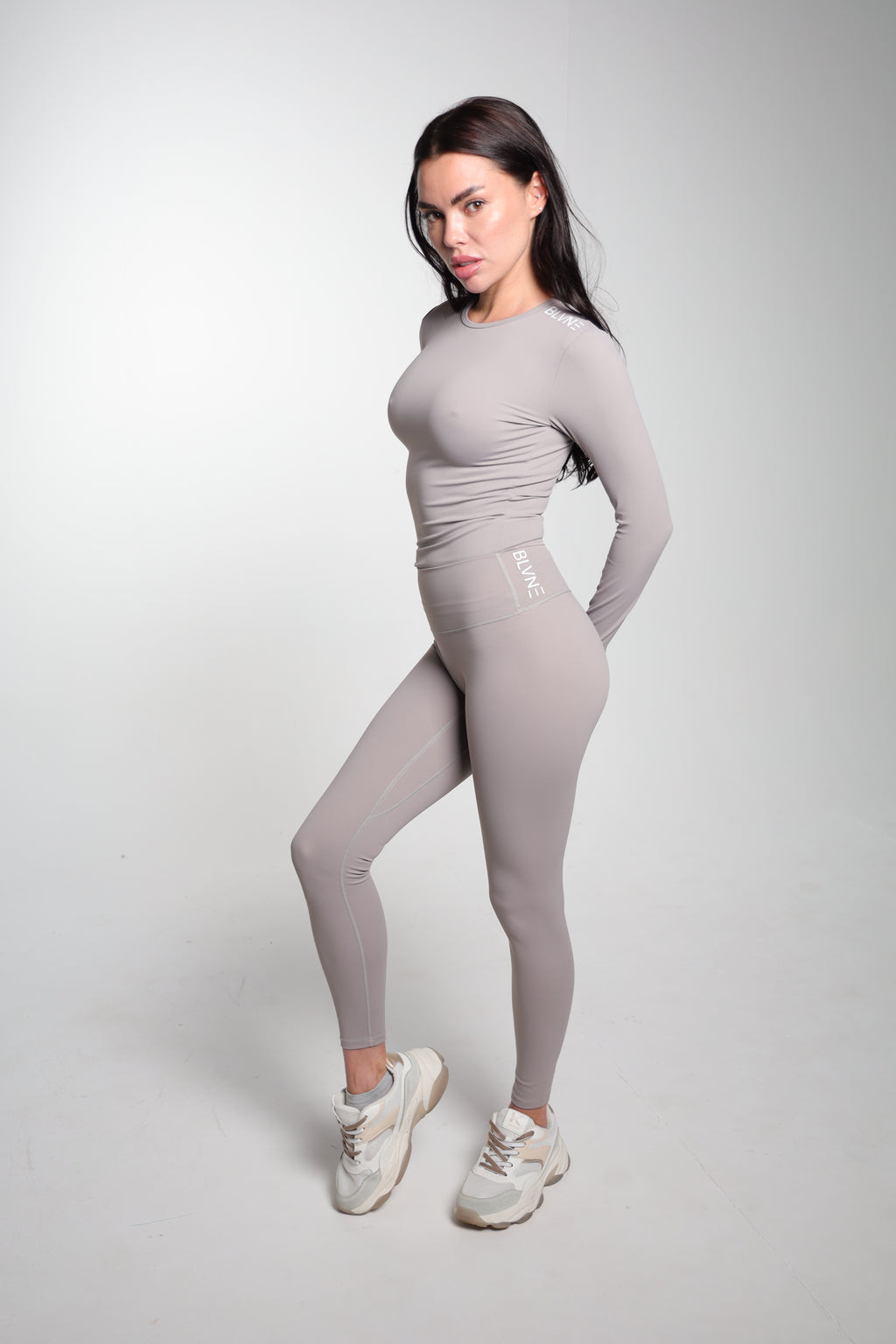 BLVNE SleekCore Full-Body Suit – Grey