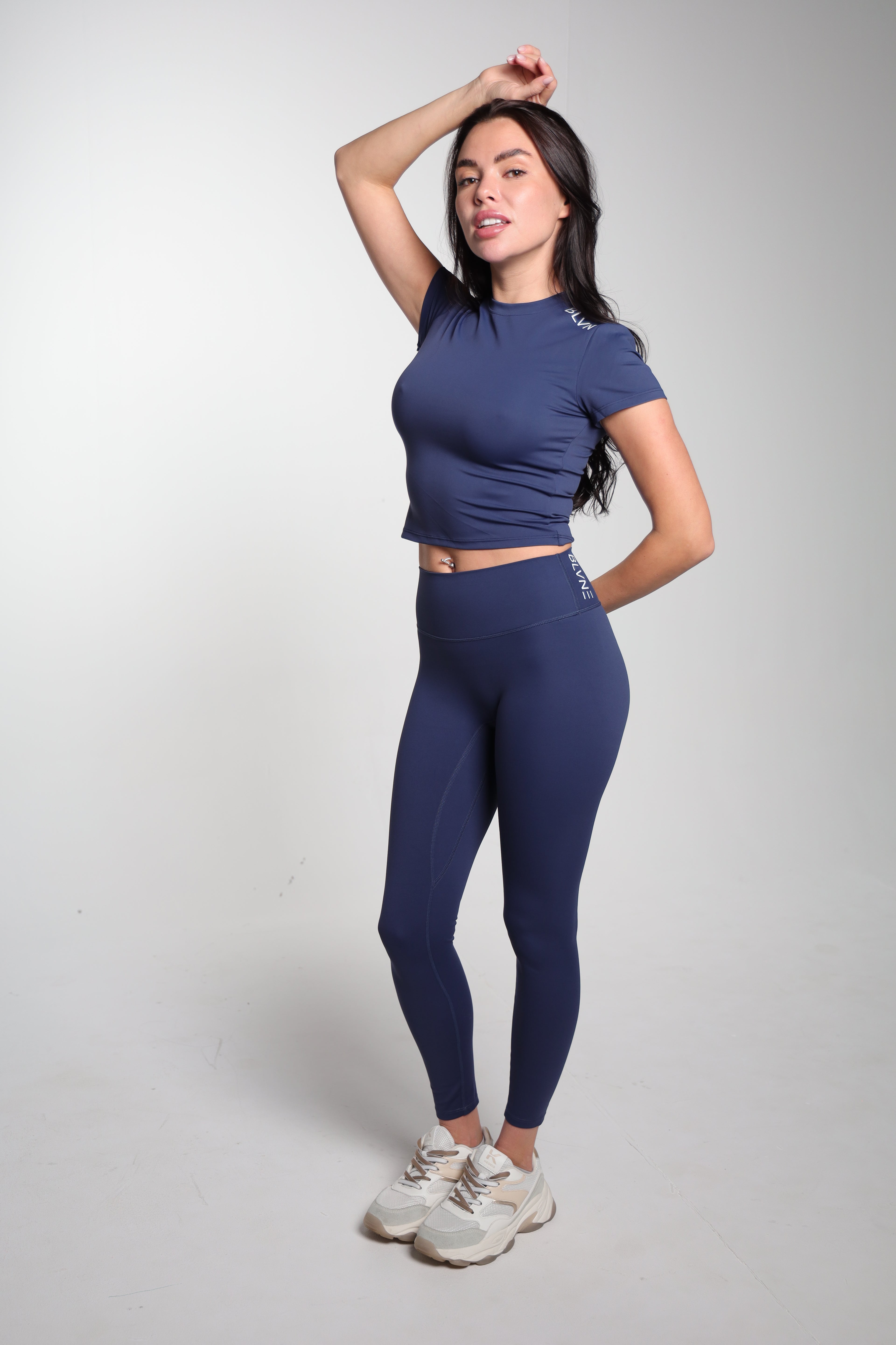 BLVNE ElevateFit Seamless Set – Navy